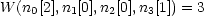 W (n0[2],n1[0],n2[0],n3[1]) = 3
