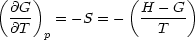 (    )           (      )
  @G-   = -S = -   H---G-
  @T  p              T
