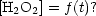 [H2O2] = f(t)?
