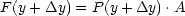 F(y+ Dy) = P(y + Dy).A
