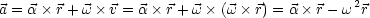                                             2
a = a r+ w  v = a  r+ w  (w r) = a  r- w r
