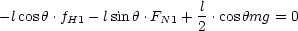                          l
- lcosh.fH1 -lsinh.FN1 + - .coshmg = 0
                         2
