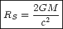 |-----------|
|     2GM   |
|RS = --c2- |
------------
