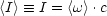 <I>  =_  I = <w>.c
