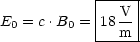             |-----|
            |  V- |
E0 = c.B0 = -18m--|
