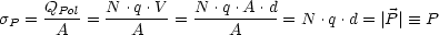      QPol   N--.q.V   N--.q.A-.d
sP =   A  =    A    =     A     = N  .q .d = |P| =_  P
