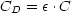 CD = e.C

