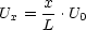      x
Ux = L-.U0
