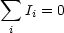  sum 
   Ii = 0
 i
