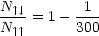 N |^  |, -= 1--1
N |^  |^     300
