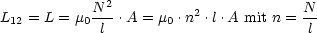 L   = L = m N2-.A = m .n2 .l.A mit n = N
 12        0 l       0                 l
