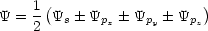 Y = 1 (Ys Ypx  Ypy Ypz)
    2
