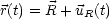 r(t) = R + u (t)
           R
