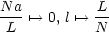 N-a '--> 0, l '--> L
 L          N
