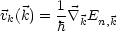 v (k) = 1 \~/  E
 k     h  k n,k
