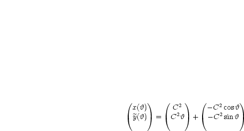 (    )   (    )   (         )
 x(h)      C2       -C2 cosh
 y(h)  =   C2h  +   - C2sin h
