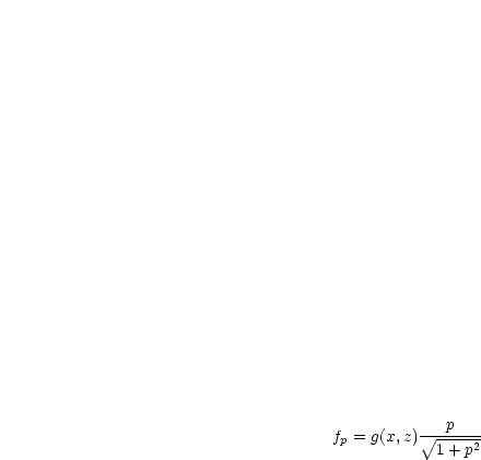 fp = g(x,z) V~ -p---
            1+ p2
