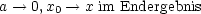 a --> 0,x0 --> x im  Endergebnis
