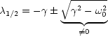             V~ -------
c1/2 = -g   g2 - w20
            --- ---
               /=0
