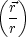 (r )
 r