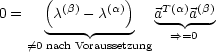      (         )
0 =   c(b)- c(a)   aT(a)a(b)
      ----  ----    -==>=0---
   /=0 nach Voraussetzung
