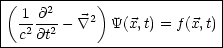 |---------------------------|
|( 1 @2     )               |
| -2 -2--  \~/ 2 Y(x,t) = f(x,t)
--c--@t---------------------
