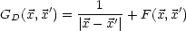        '   --1----       '
GD(x, x) = |x - x'| + F(x,x)
