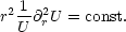  2 1 2
r U-@rU  = const.
