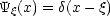 Y (x) = d(x - q)
  q
