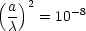 (a)2     -8
 c   = 10
