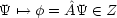         ^
Y '--> f = AY  (-  Z
