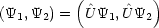          (         )
(Y1,Y2) =  ^UY1,U^Y2
