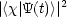         2
|<x|Y(t)>|
