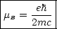 |---------|
|     -eh--|
-mB-=-2mc--
