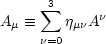       sum 3     n
Am  =_     jmnA
     n=0
