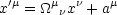  'm    m  n   m
x  = _O_ nx  +a
