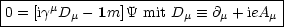 |-----------------------------------|
|0 = [igmDm - 1m]Y mit Dm  =_  @m + ieAm
------------------------------------
